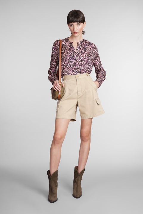 Topwear for Women Isabel Marant Leidy Shirt In Multicolor Viscose