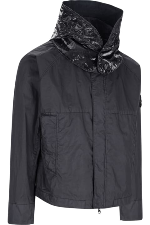 Coats & Jackets Sale for Men Stone Island Hooded Jacket