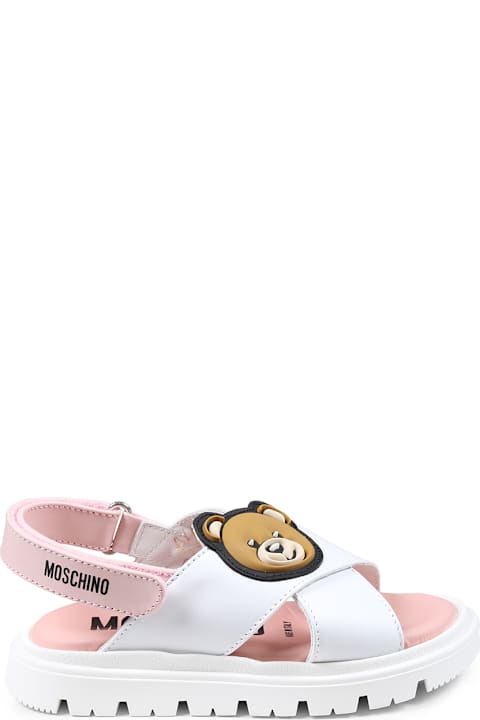 Homeware Moschino Pink Sandals For Baby Girl And Girl