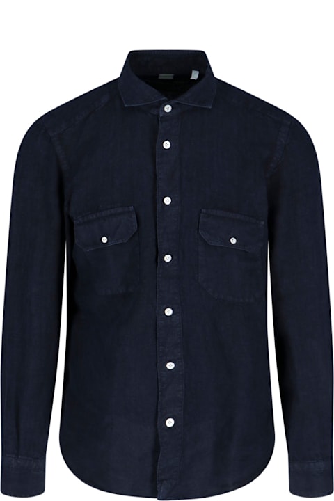 Finamore Shirts for Men Finamore Linen Shirt