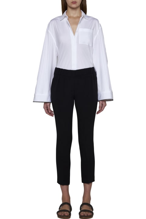 Topwear for Women Brunello Cucinelli Stretch Popeline Shirt