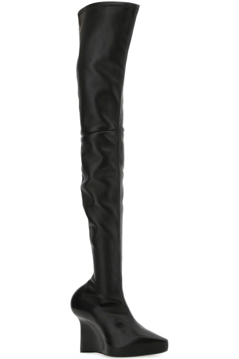 Givenchy Sale for Women Givenchy Black Nappa Leather Show Boots