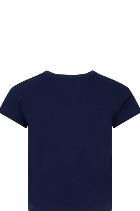 ボーイズ Petit BateauのTシャツ＆ポロシャツ Petit Bateau Blue T-shirt For Kids