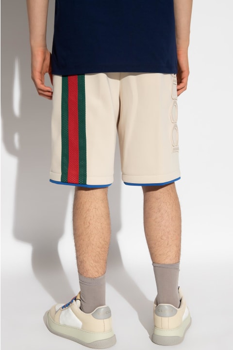 Gucci for Men Gucci Shorts With 'web' Stripe