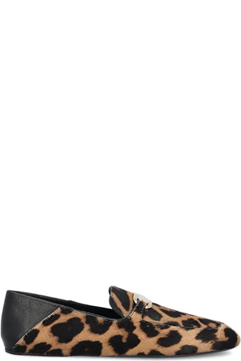 Homeware Ferragamo Leopard Printed Slip-on Flat Shoes