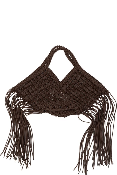 Small Woven Basket Bag