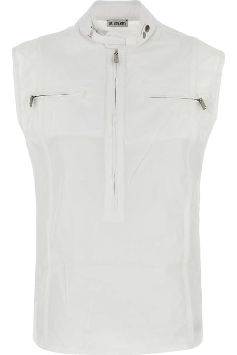 Homeware Burberry White Cotton Vest