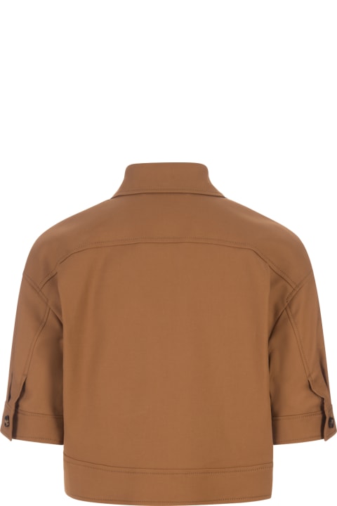 Max Mara Coats & Jackets for Women Max Mara Light Brown Agiate Jacket
