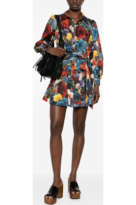 Alice + Olivia for Men Alice + Olivia Printed Shirtdress
