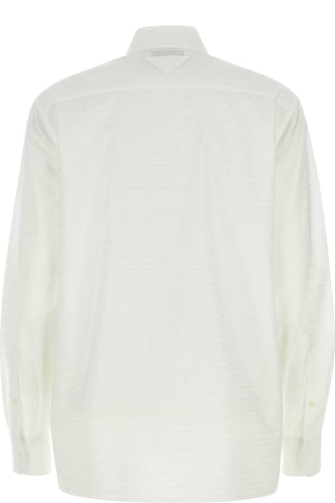 Clothing for Women Prada White Cotton Shirt