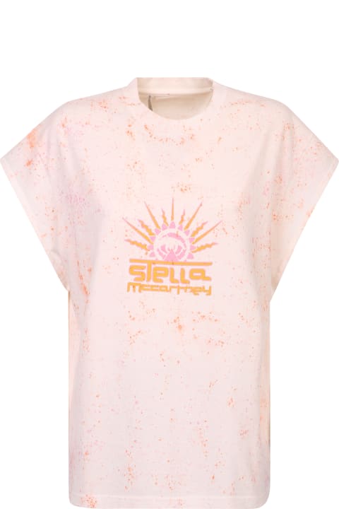 Stella McCartney Topwear for Women Stella McCartney Logo-print T-shirt