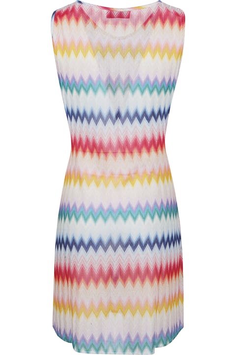 ウィメンズ Missoniのパンツ＆ショーツ Missoni Zigzag Printed Twist Detailed Mini Dress