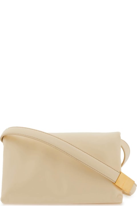 ウィメンズ Marniのバッグ Marni Small Prisma Bag In Ivory Leather