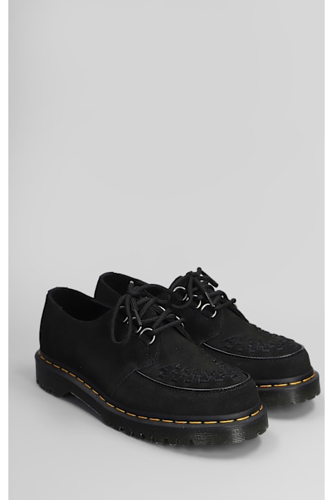 Dr. Martens Shoes for Men Dr. Martens Ramsey Lace Up Shoes In Black Suede
