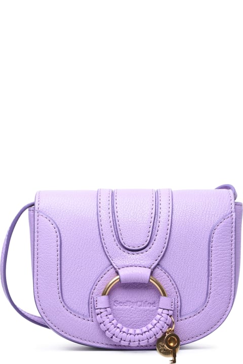 ウィメンズ See by Chloéのトートバッグ See by Chloé 'hana' Small Lilac Leather Bag
