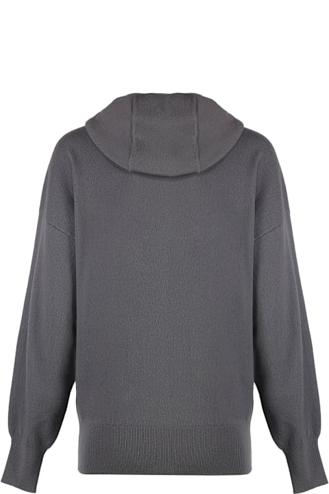 Malo Coats & Jackets for Women Malo Knitted Full Zip Hoodie
