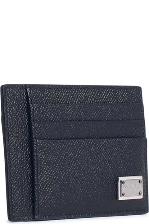 Dolce & Gabbana Wallets for Men Dolce & Gabbana Leather Cardholder Dauphine Print