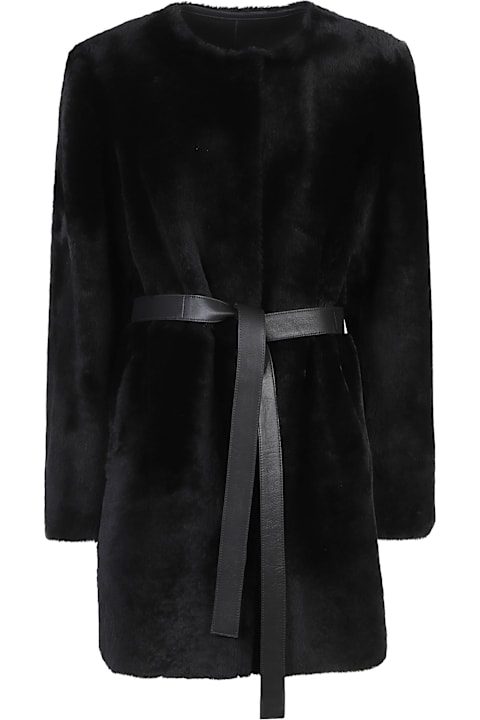Desa 1972 for Men Desa 1972 Reversible Round Neck Shearling Caban
