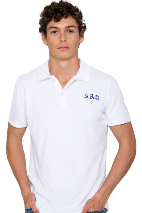 Homeware MC2 Saint Barth Man Terry White Polo