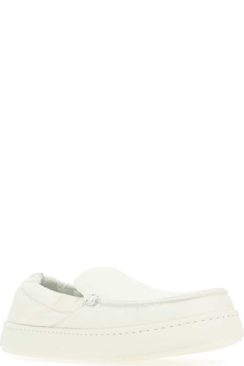 Zegna for Men Zegna White Nappa Leather Loafers