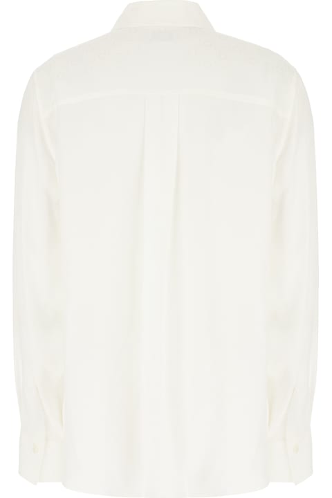 Ferragamo Topwear for Women Ferragamo White Silk Shirt
