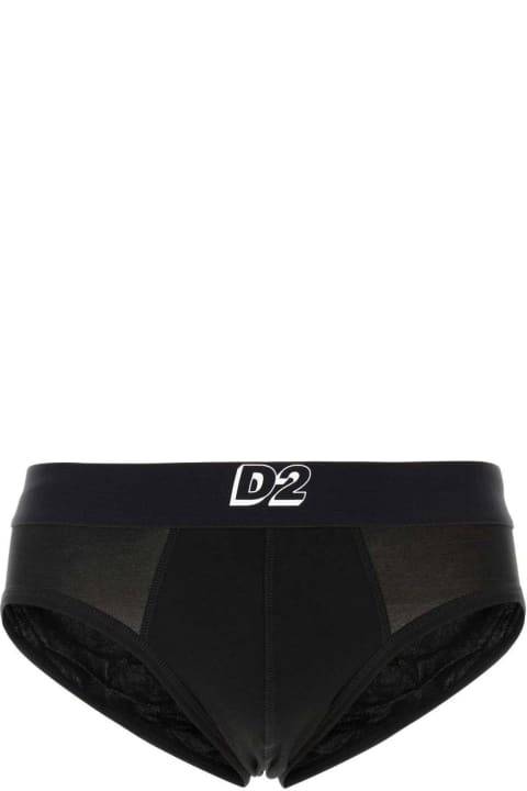Dsquared2 Underwear for Men Dsquared2 D2 Logo Printed Briefs