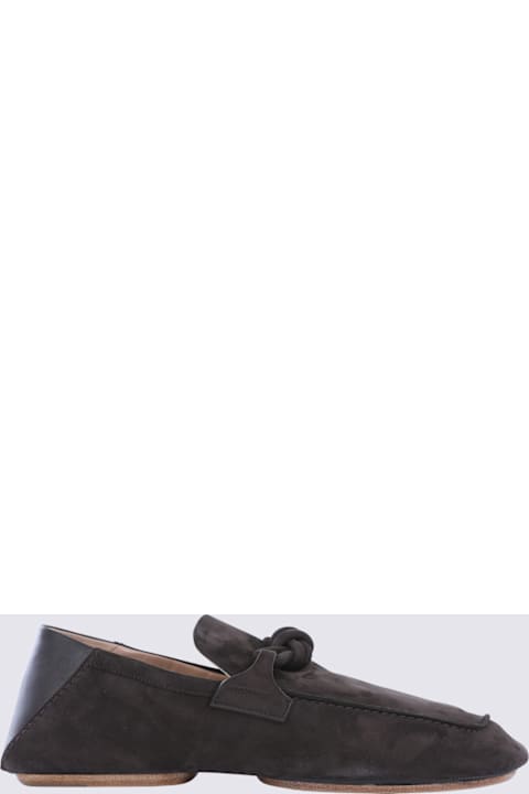Bottega Veneta for Men Bottega Veneta Dark Brown Leather Loafers