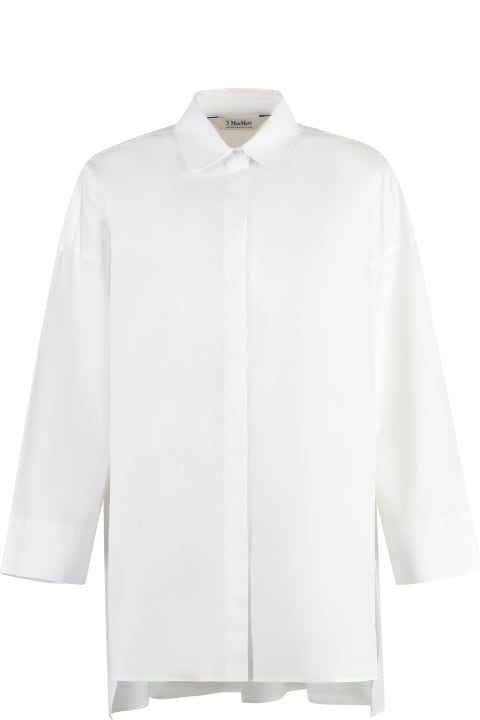 'S Max Mara Clothing for Women 'S Max Mara Tea Cotton Shirt