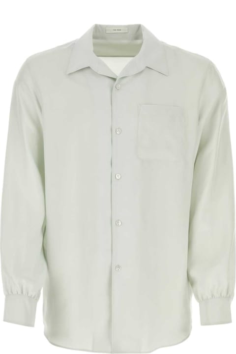 The Row Clothing for Men The Row Pastel Light Blue Silk Shirt