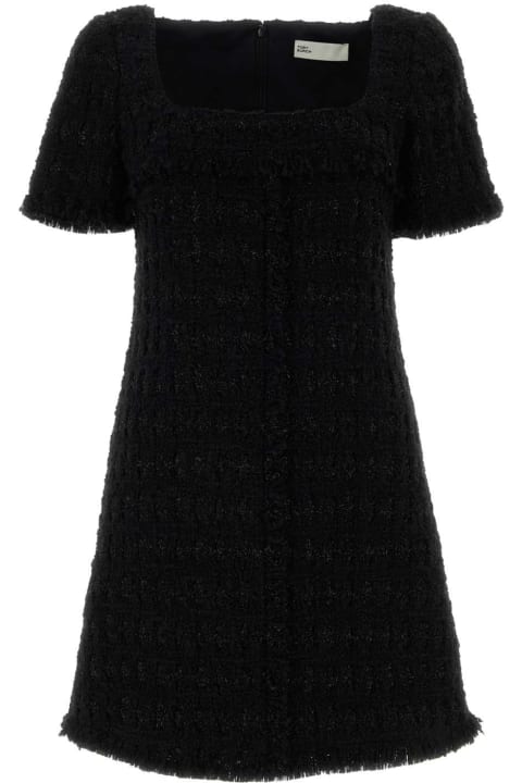 Fashion for Women Tory Burch Black Tweed Mini Dress