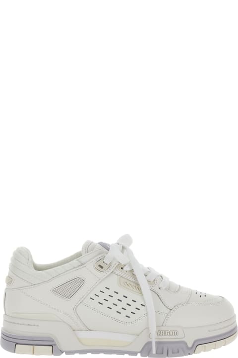 Fashion for Women Axel Arigato 'onyx' White Low Top Sneakers With Logo Detail In Leather And Fabric Woman
