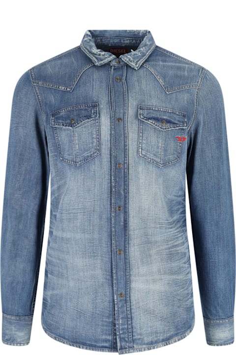 Diesel for Men Diesel 'd-ocean' Denim Shirt