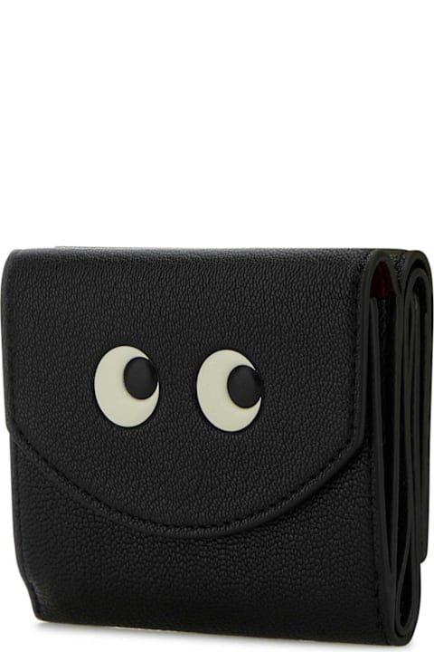 Anya Hindmarch for Women Anya Hindmarch Black Leather Wallet