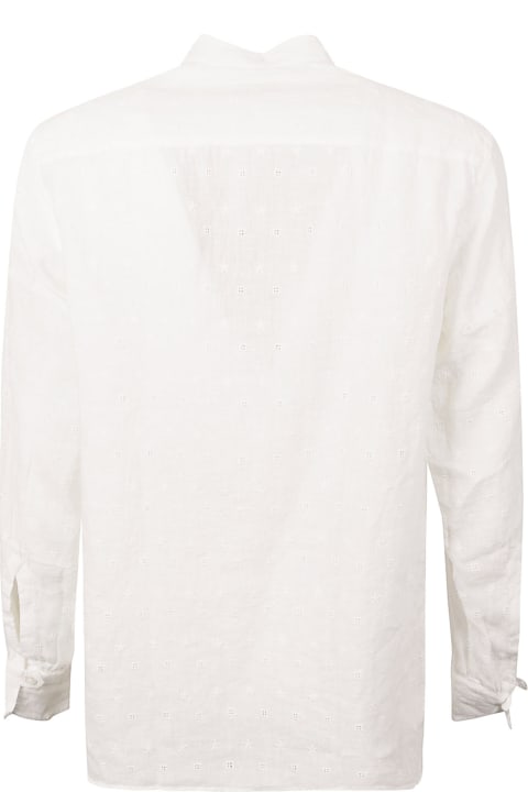 Tagliatore for Men Tagliatore Embroidered Detail Long-sleeved Shirt