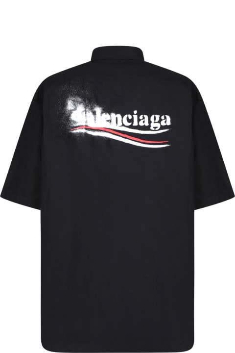 Balenciaga Shirts for Men Balenciaga Political Stencil Shirt