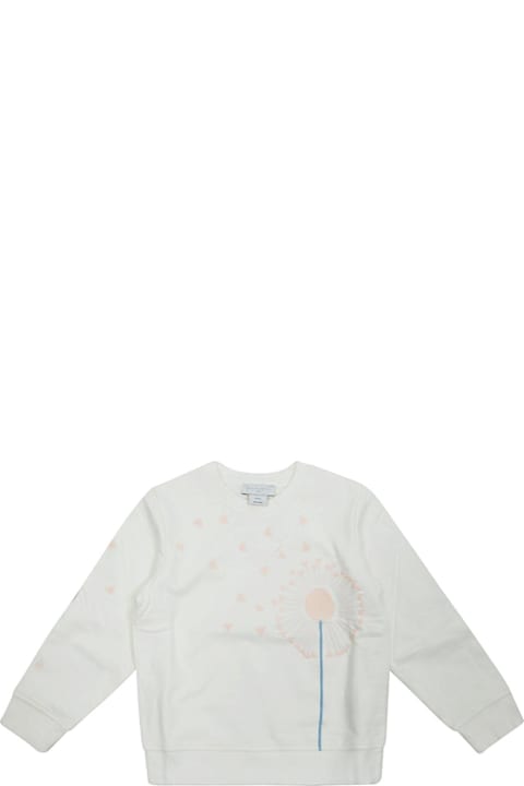 Stella McCartney for Kids Stella McCartney Logo Embroidered Crewneck Knitted Jumper