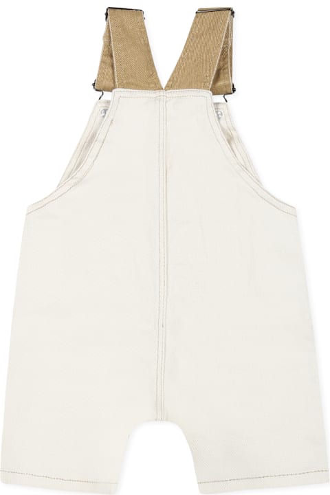 Timberland for Kids Timberland Ivory Dungarees For Baby Boy With Tree