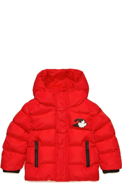 Dsquared2 Coats & Jackets for Baby Girls Dsquared2 Dsquared2 Coats Red