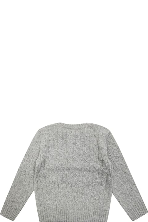 أدوات منزلية Ralph Lauren Logo Embroidered Long-sleeved Jumper