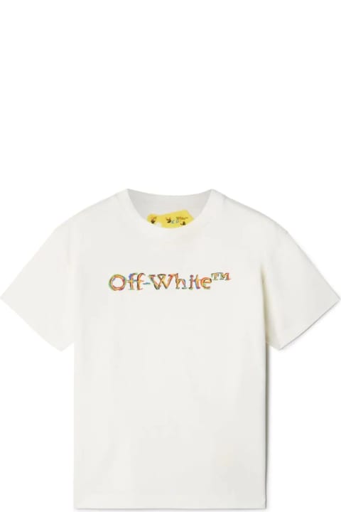 Off-White for Kids Off-White Off White T-shirts And Polos White