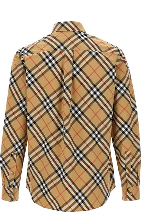 Burberry قمصان لـ القسم الرجالي Burberry Check Shirt