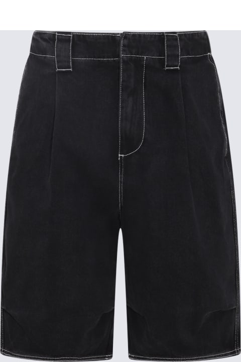 Sunnei Pants for Men Sunnei Washed Black Denim Shorts