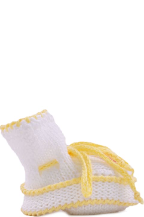 Accessories & Gifts for Baby Girls Piccola Giuggiola Cotton Knit Shoes
