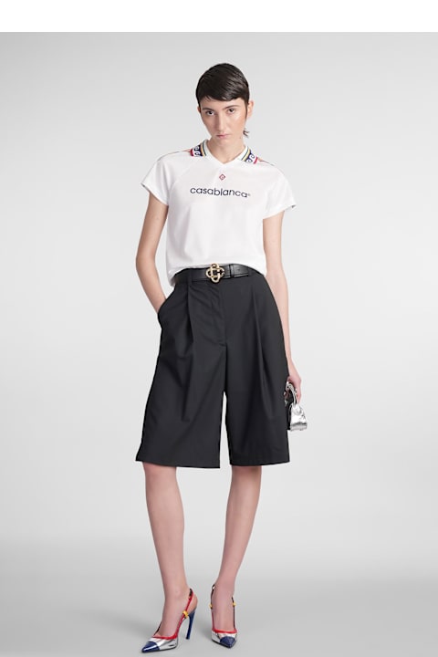 Casablanca for Women Casablanca T-shirt In White Polyester