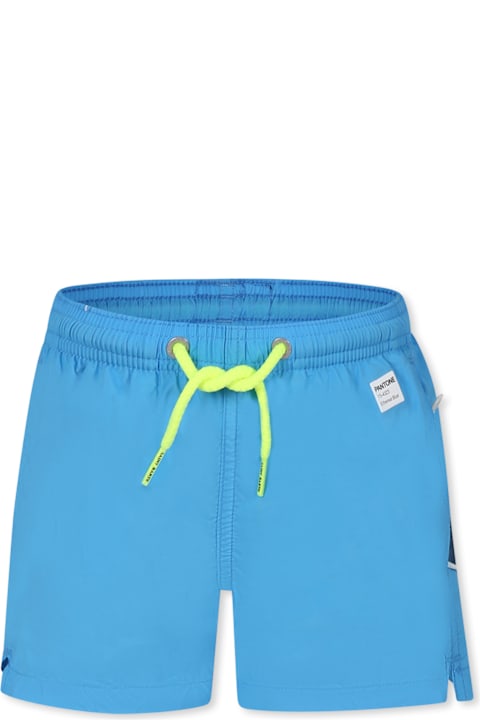 Homeware MC2 Saint Barth Light Blue Swim Shorts For Boy