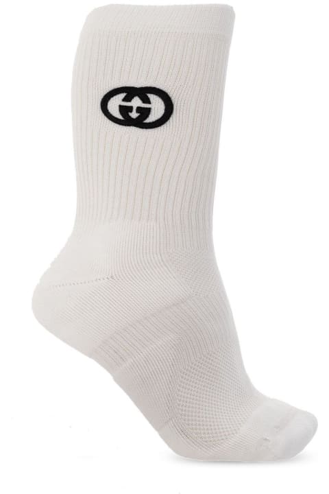 Gucci for Men Gucci Interlocking G Stretched Ankle Socks
