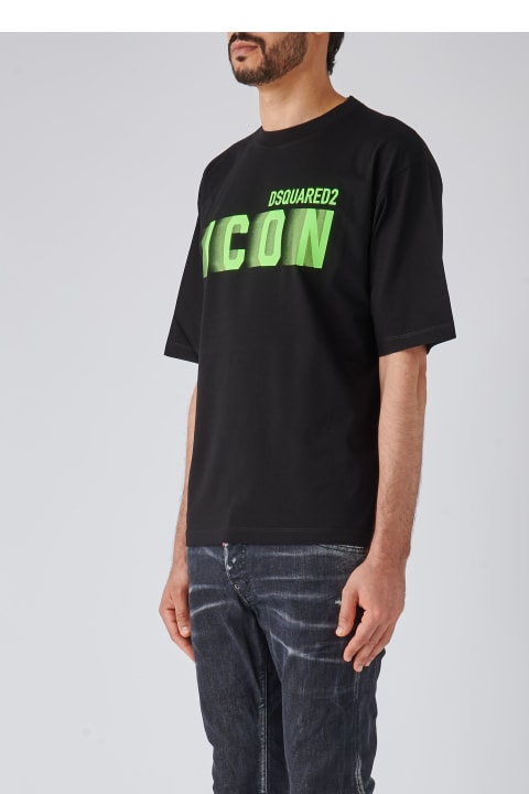 Dsquared2 Sale for Men Dsquared2 Icon Blur Loose Fit Tee T-shirt