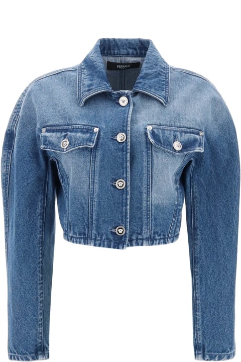 Versace Clothing for Women Versace Cropped Denim Jacket