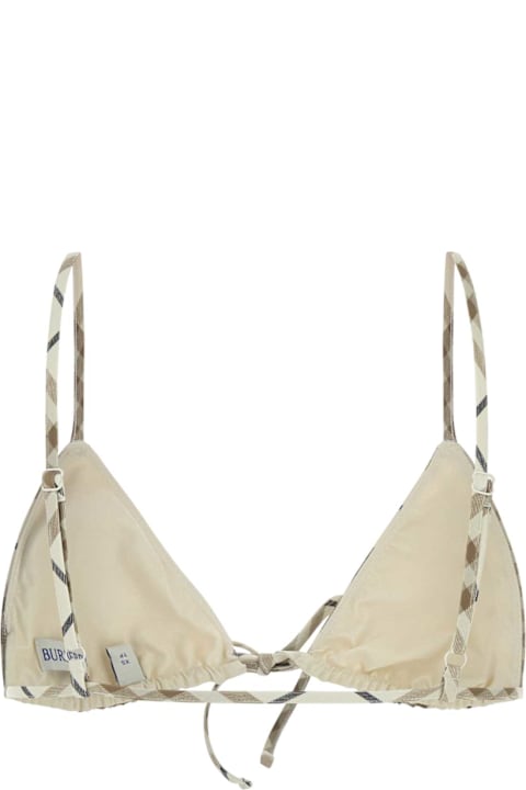 Homeware Burberry Printed Stretch Nylon Bikini Top