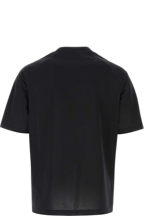 Y-3 Men Y-3 Black Cotton Blend Oversize T-shirt